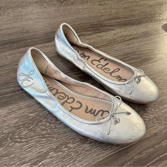 Sam Edelman Felicia Leather Ballet Flats - Picture 2 of 6